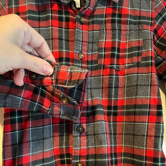 Flannel Button Down Shirt - Picture 3 of 4